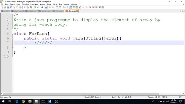 for each loop | java programming смотреть онлайн