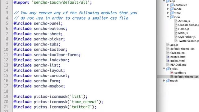 Theming Sencha Touch смотреть онлайн