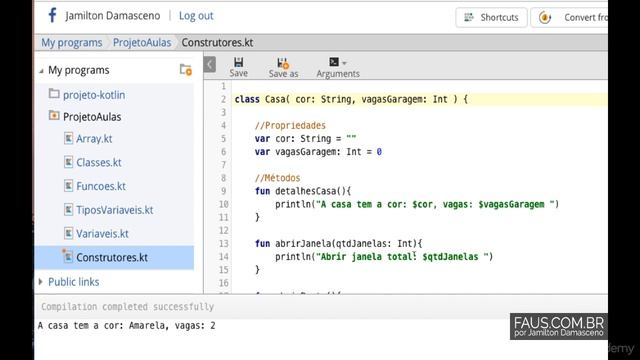 Curso kotlin - Construtores 10 смотреть онлайн