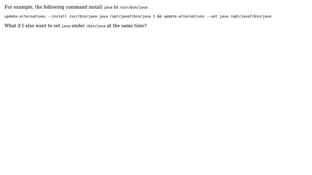 DevOps & SysAdmins: How to set multiple paths with update-alternatives? смотреть онлайн