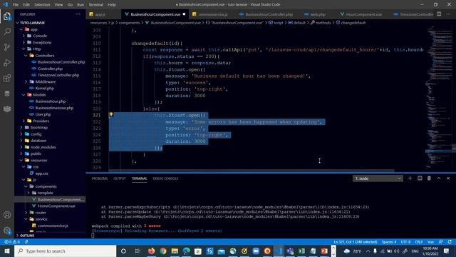 14 Laravel 8 et Vuejs 3 Change default timezone смотреть онлайн