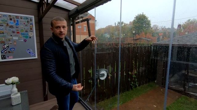 Остекление террасы финской системой Lumon 5 смотреть онлайн
