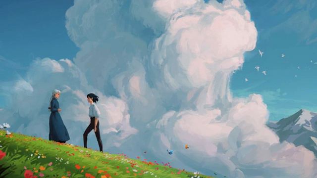 Studio Ghibli, Howl's Moving Castle Instrumental Song, Relaxing Music For Deep sleep смотреть онлайн