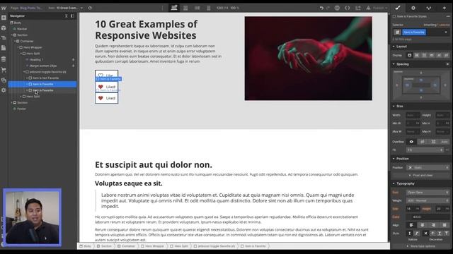Webflow Tutorial - Add a Favorite Button with Jetboost смотреть онлайн