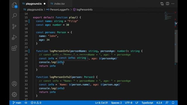 Typescript #10: Function types | Next JS & Typescript with Shopify Integration (From Course) смотреть онлайн