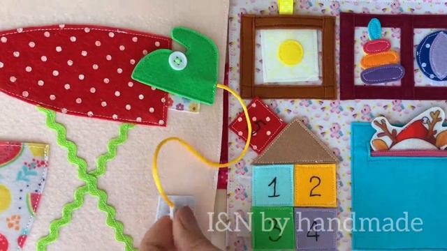 Felt Dollhouse/ Кукольный домик из фетра/ Развивающая Книжка из фетра/ Ляльковий будиночок з фетру смотреть онлайн