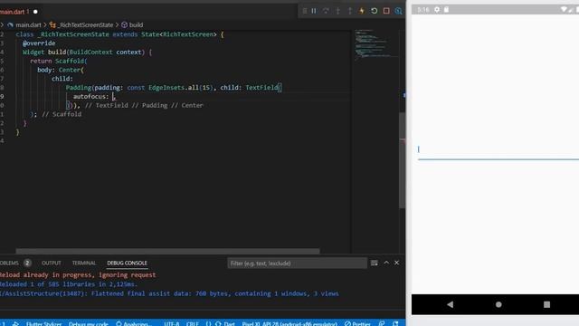 Flutter Textfield Autofocus | Flutter Tutorial | Flutter For Beginners смотреть онлайн