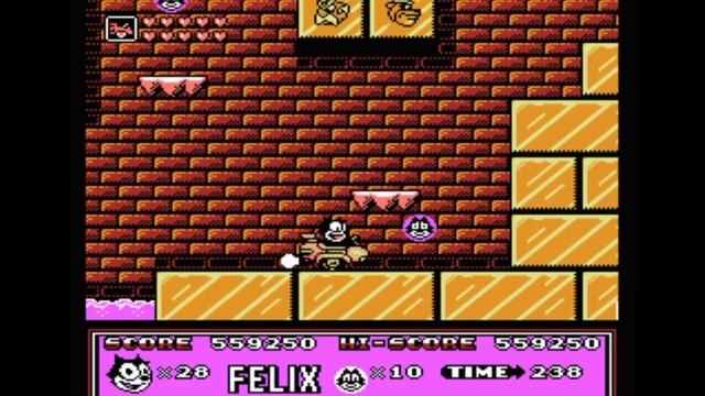 Dendy (Famicom,Nintendo,Nes) 8-bit Felix The Cat Round 9