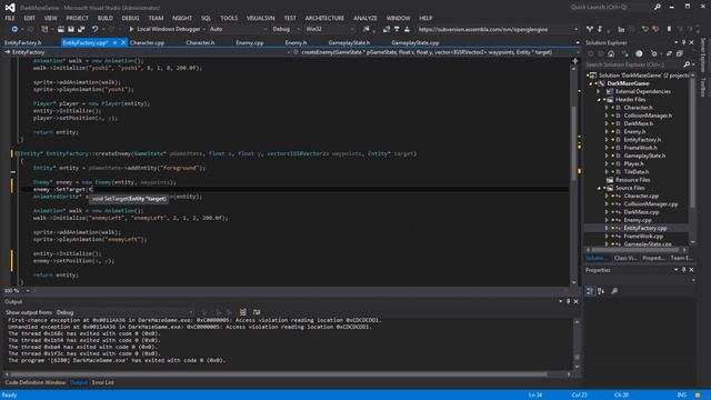 C++ Making A Game 6 - Enemies Chasing Player смотреть онлайн