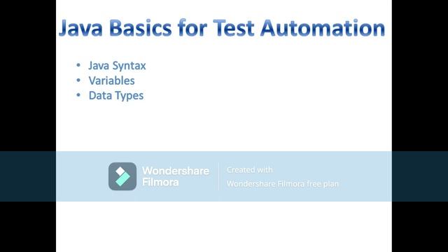 Java Basics | Java Basic concepts for automation testing | Roadmap for Java selenium | Java Tutoria смотреть онлайн
