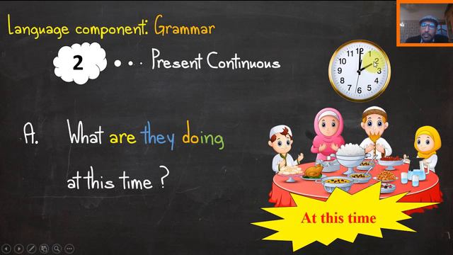 Present Continuous with review of simple present (updated) смотреть онлайн