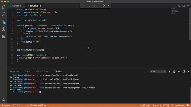 Handling Request Inputs With Koa | Cprime Learning смотреть онлайн