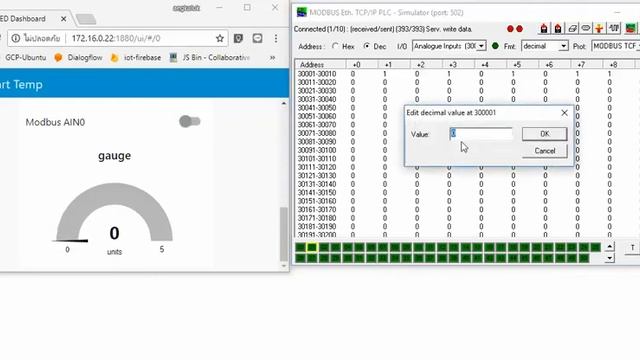 Node Red อ่านค่าจาก modbus ขึ้น dashboard смотреть онлайн