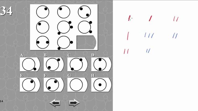 IQ TEST matrix 34 SOLVED AND EXPLAINED смотреть онлайн