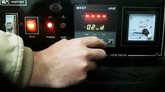 How to set program in a microcontroller muffle furnace. смотреть онлайн