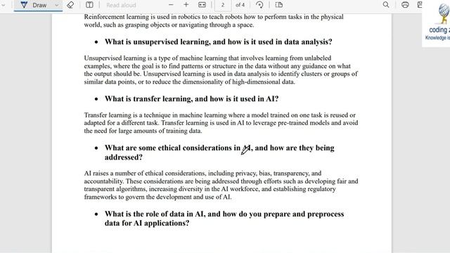 Artificial intelligence & Machine Learning Interview Questions And Answers |#ai #codingzilla смотреть онлайн