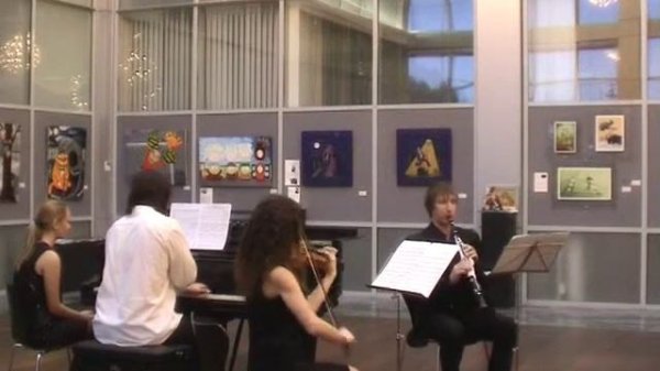Nikita Galaktionov, Svetlana Korobova, Ivan Tikhonov: Khachaturian—Trio for clarinet, violin & pian