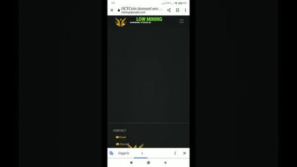 Mobile Miner Apk Android, Mining Pakai HP OCV Coin