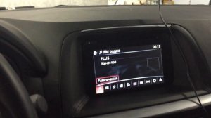 Установка камеры заднего вида Mazda CX5 2015 г.в. на штатный монитор