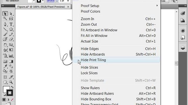 Режимы отображения в Adobe Illustrator CS4 (6/39) смотреть онлайн