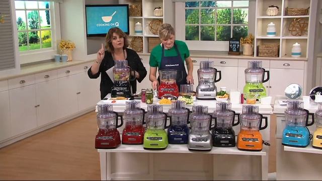 KitchenAid 9-cup ExactSlice Food Processor w/Julienne Disc on QVC смотреть онлайн