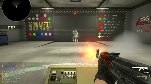 КАК ТРЕНИРОВАТЬ ЗАЖИМ В CS:GO смотреть онлайн