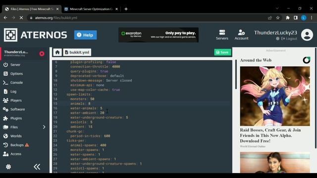 How to fix lag in Aternos Server | How to boost fps in Minecraft Server | 100% Working ? & Java/Pe смотреть онлайн
