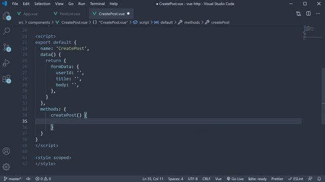 Vue JS 3 Tutorial - 46 - HTTP POST Request смотреть онлайн