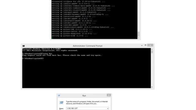 004. linux ubuntu server 15 04, install samba, netbios name ping from windows and share root drive смотреть онлайн