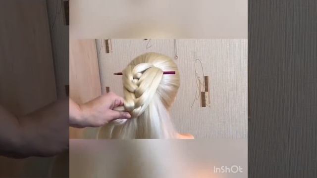 Воздушная коса с помощью карандаша ✏️ Плетение кос смотреть онлайн