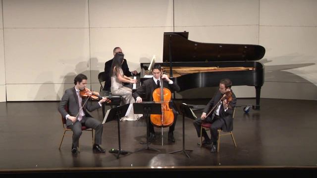 Schumann Piano Quartet 1st Movement: Xiayin Wang, David Lisker, Bela Horvath, Hiro Matsuo смотреть онлайн
