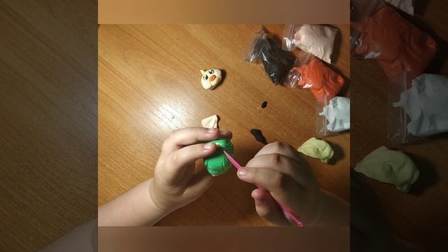 Лепка из воздушного пластилина Утка Ла-ла-фан смотреть онлайн