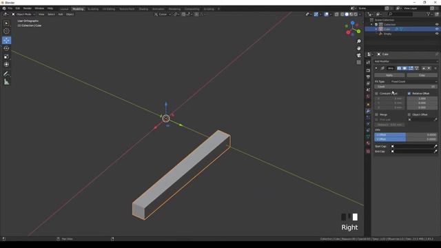 Blender 2.8 - копирование по кругу (без деформации) Array & Arrows смотреть онлайн