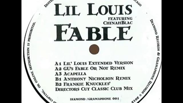 Lil Louis Featuring ChinahBlac "Fable" Frankie Knuckles Directors Cut Classic Club Mix смотреть онлайн