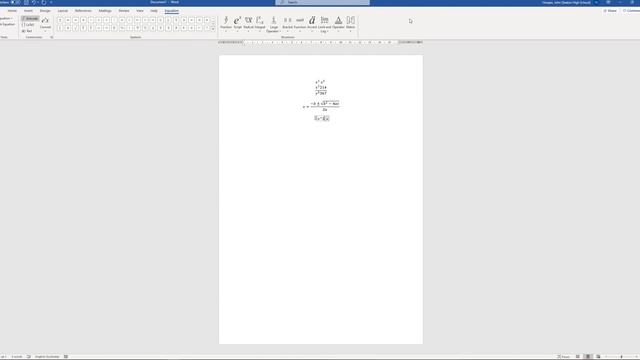 Using the Equation Editor in Microsoft Word смотреть онлайн