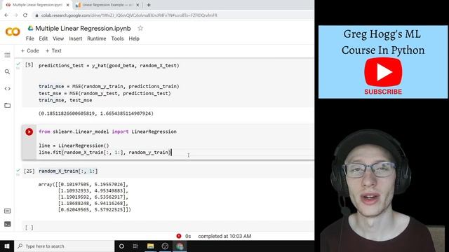 Introducing Scikit-Learn Linear Model | ML Course 2.38 смотреть онлайн