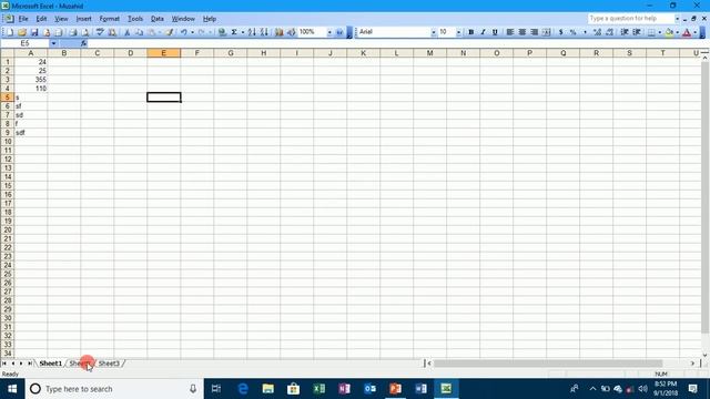 MS-Excel 2003 Tools Menu Part 4 смотреть онлайн