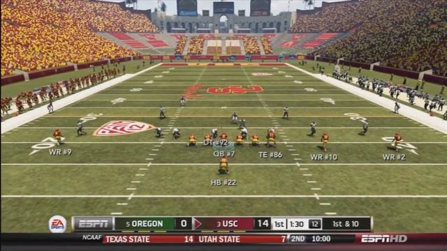 NCAA Football 13 Offense Domination Strategies Tips ( Offense WR Glitch Routes Part 5 ) смотреть онлайн
