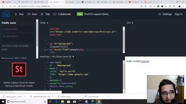Vue.js Tutorial for Beginners (2019) Part-8 Shorthand Notation for Directives смотреть онлайн