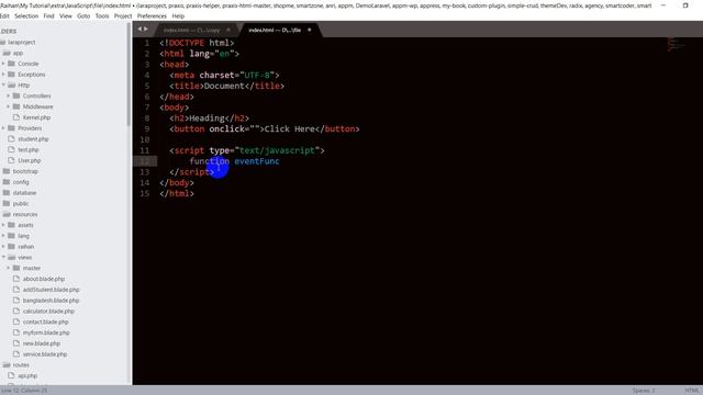 12.JavaScript Bangla Tutorial for Beginners Full Step By Step (onclick event) смотреть онлайн