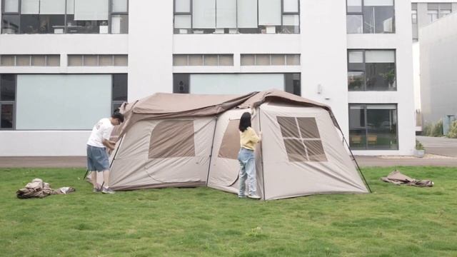 TENDA NATUREHIKE VILLAGE SUITE CNH23ZP12004 AUTOMATIC OPENING CAMPING KOREAN GLAMPING CAMPER VAN смотреть онлайн