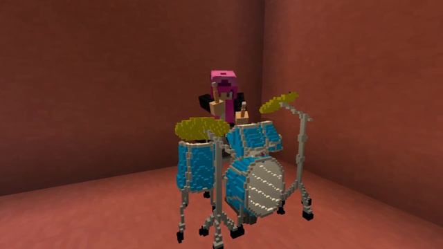 The Subways - Rock & Roll Queen drum cover IN MINECRAFT смотреть онлайн