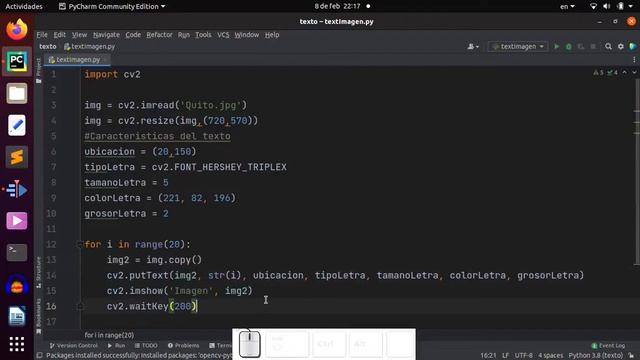 No sobreescribir el texto cuando cambia | openCV - python смотреть онлайн