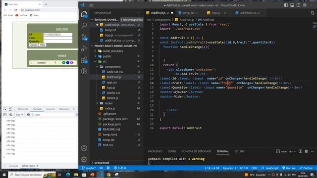 دروس لفهم لريدوكس الجزء 4 cours redux Provider, useSelector, useDispatch partie 4 смотреть онлайн
