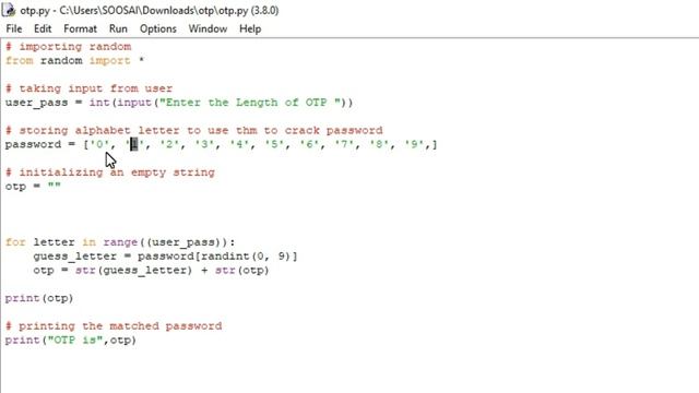 How to Generate OTP in Python | Make OTP Generator смотреть онлайн