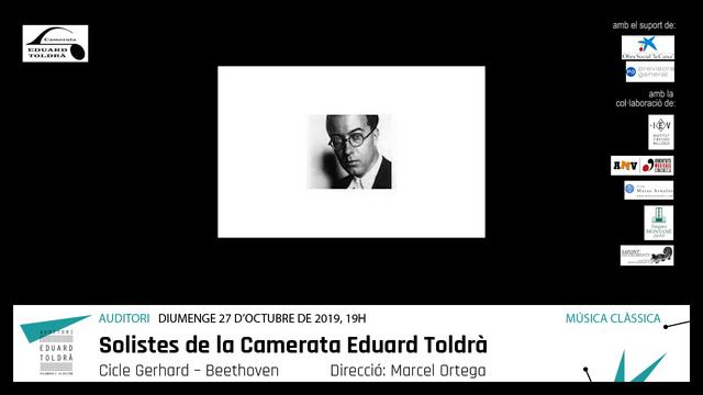 CAMERATA EDUARD TOLDRÀ. Cicle Gerhard-Beethoven. Direcció: MArcel Ortega смотреть онлайн