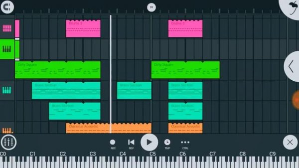Мобильник (Бумер) в FL Studio Mobile