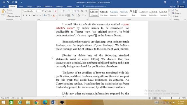 How to write a Journal Submission Cover Letter | Writing an effective journal submision cover lette смотреть онлайн