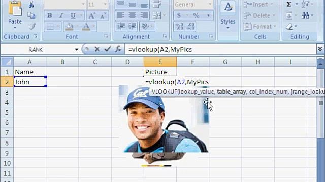 Display Person's Picture on Name Selection using Excel VBA смотреть онлайн