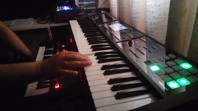 Roland JD-XI Roland FA 06 & Novation circuit - Demo смотреть онлайн